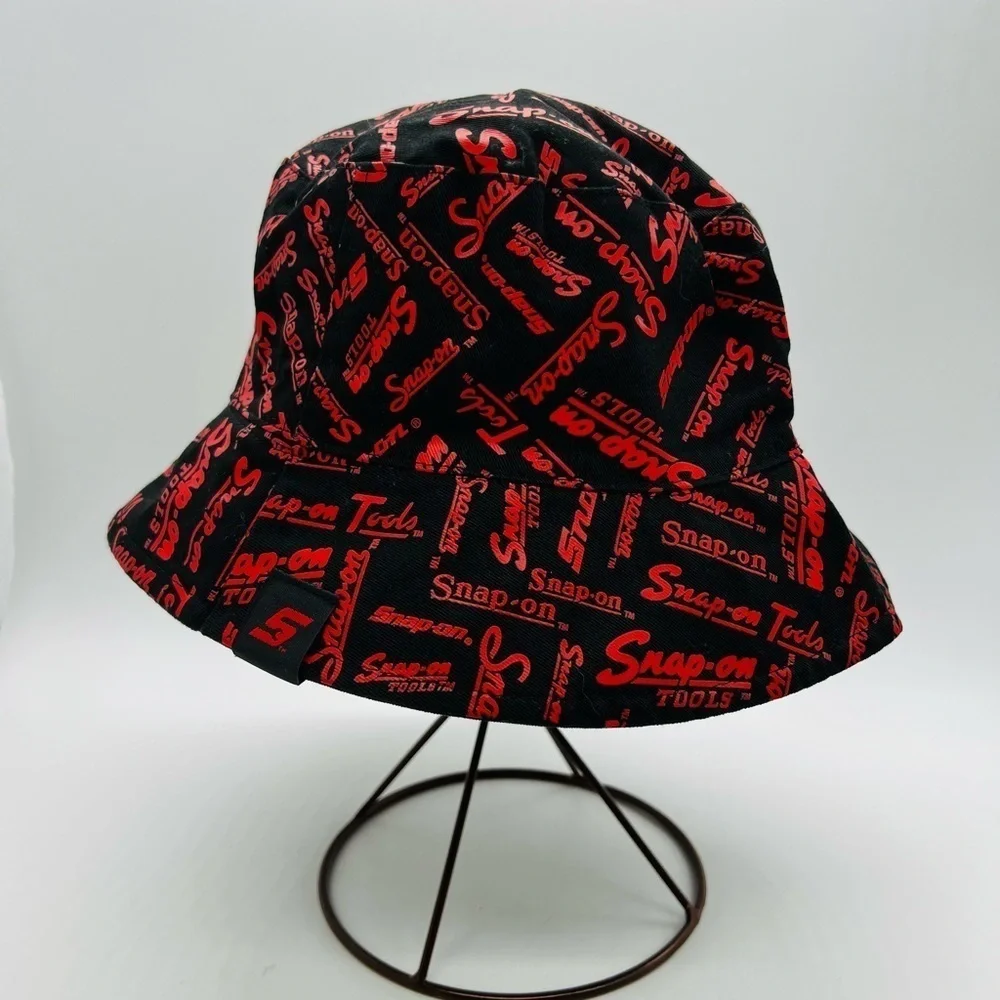 Snap On Tools Black and Red Logo Bucket Hat New Without Tags
